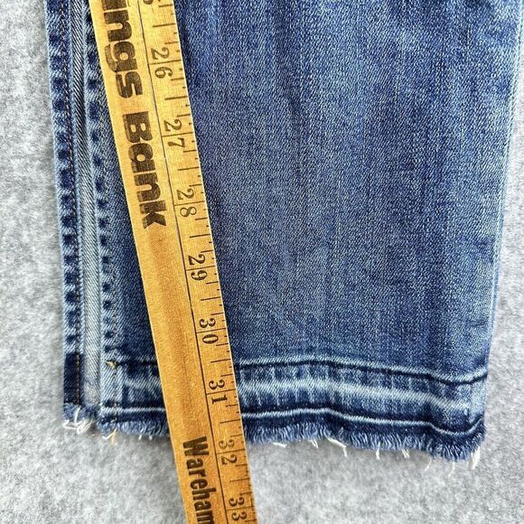Rag Bone Lottie Boot Cut Jeans Womens 27 Med Wash Side Slit Western Boho in Paz* - Picture 12 of 16